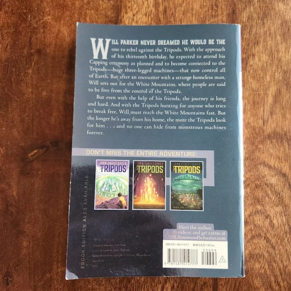 The Tripods White Mountains Book 1 Paperback Book by John Christopher ISBN-10 ‏